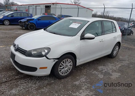 2012 Volkswagen Golf 2.5L 4-Door z USA, uszkodzony, nr VIN WVWDB7AJ0CW040513